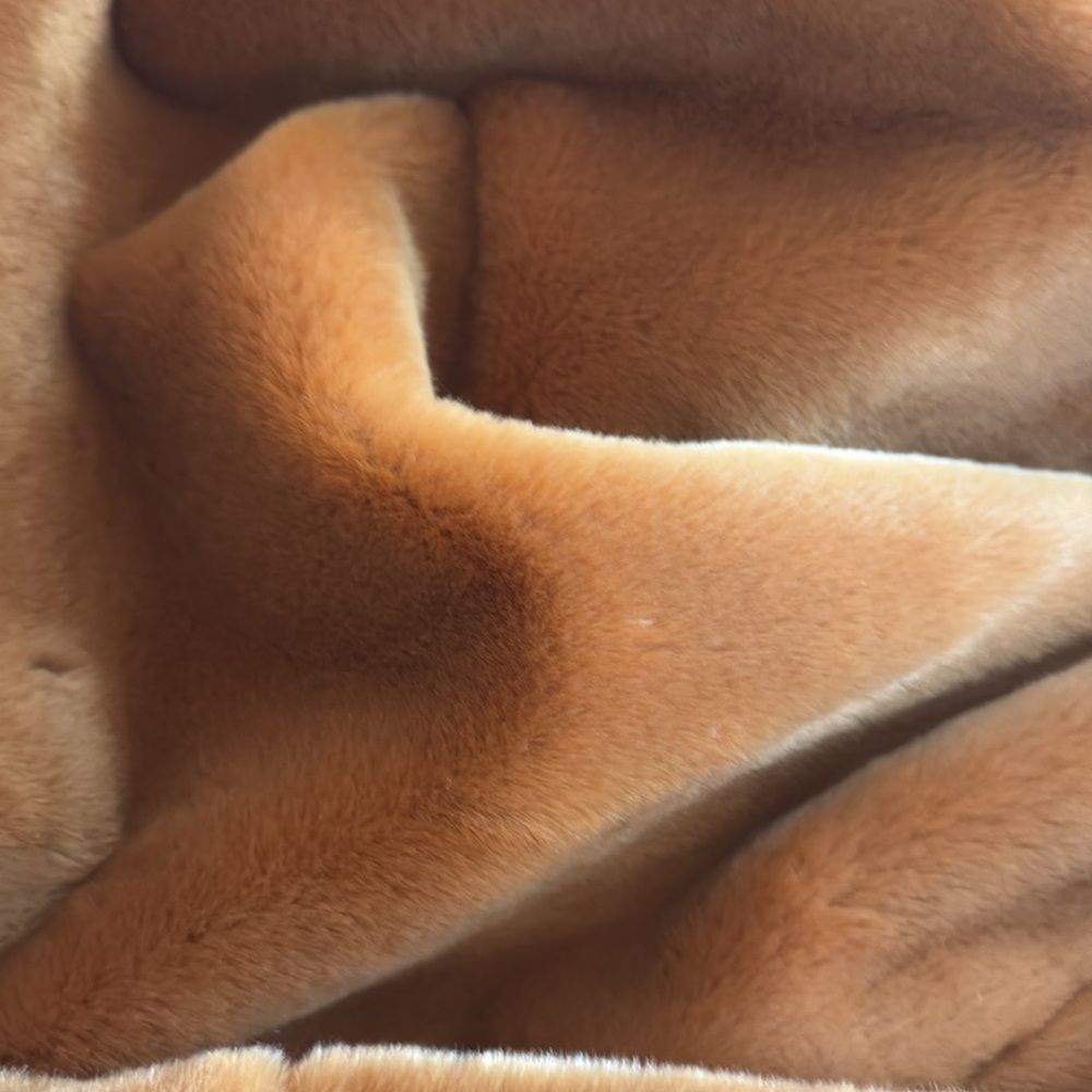 Free People Rust Brown Faux Fur Jacket - Picture 2 of 5